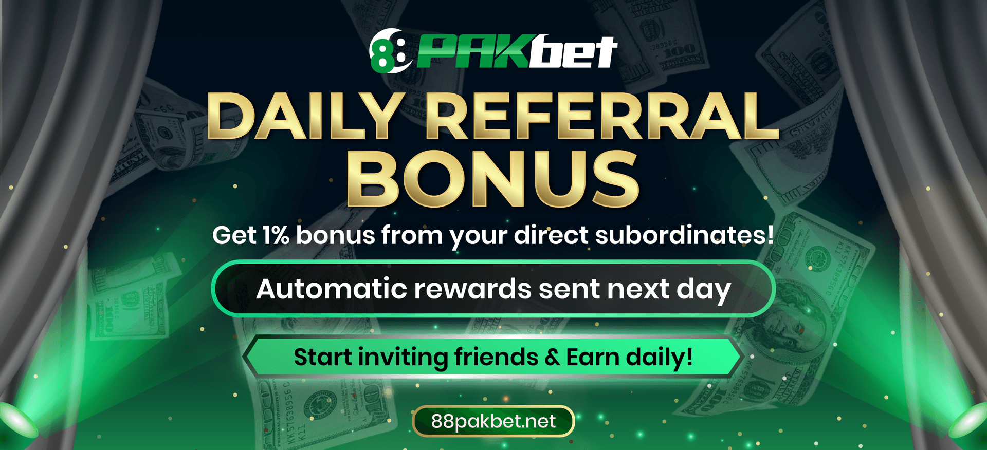Daily Referral Commissions